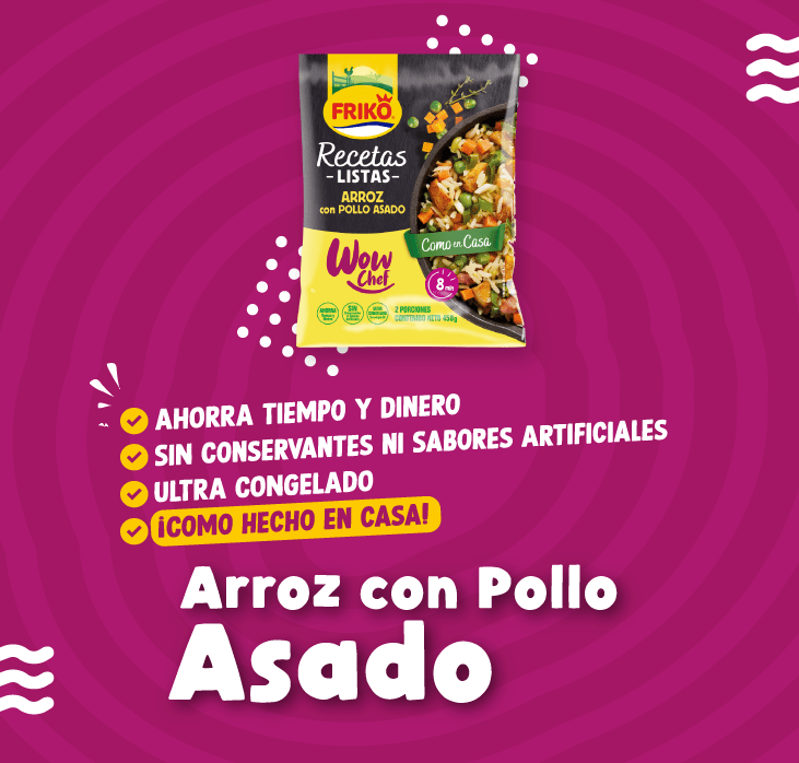 Conoce el nuevo arroz con pollo Friko